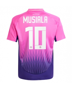 Germania Jamal Musiala #10 Maglia Gara Trasferta Repliche Europei 2024